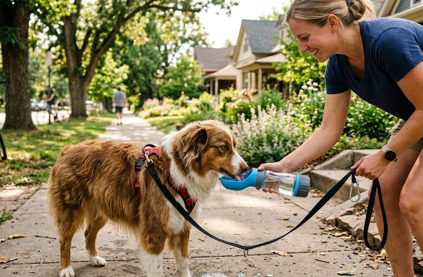 Dog travel hydration comparison image